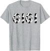 Cow Pattern Print Family Matching Birthday Shirts Cow Gigi Birthday Family Matching Mothers Day Boy Girl Farm T-Shirt -