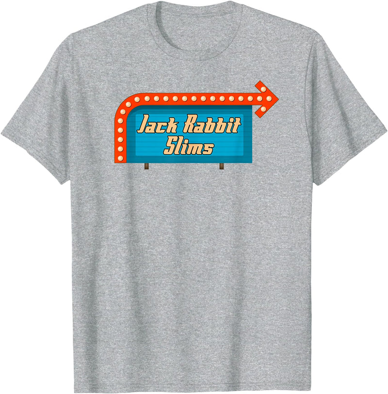 Jack Rabbit Slims - Vintage Retro Movie T-Shirt in Heather Grey