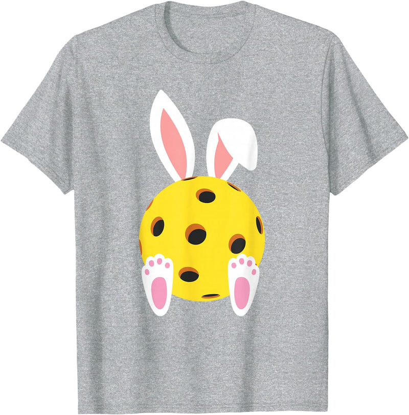 Cute Rabbit Lover Bunny Graphic T-Shirt (Black) in Heather Grey