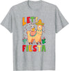 Funny Sloth And Llama Let's Fiesta Cinco De Mayo Sloth And Llama Let's Fiesta Cinco De Mayo Mexican Party T-Shirt - Heather Grey