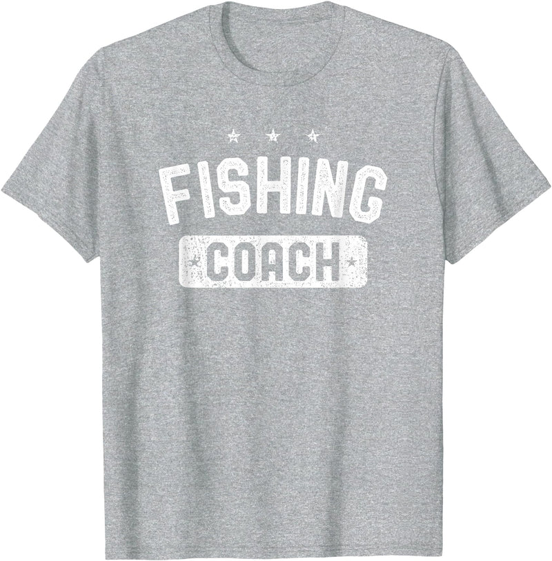 Fishing Coach Clothing Fishing Coach Vintage Fishing T-Shirt - Heather Grey