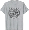 Flying Pig T Shirts Good Eye Baseball T-Shirt Humor Batter Team Sport Kids Bat T-Shirt - Heather Grey