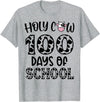 Holy Cow 100 Days Of School teachers Students Kids T-Shirt - Heather Grey