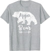 Mens Funny Appa Bear Father's Day Shirt T-Shirt - Heather Grey