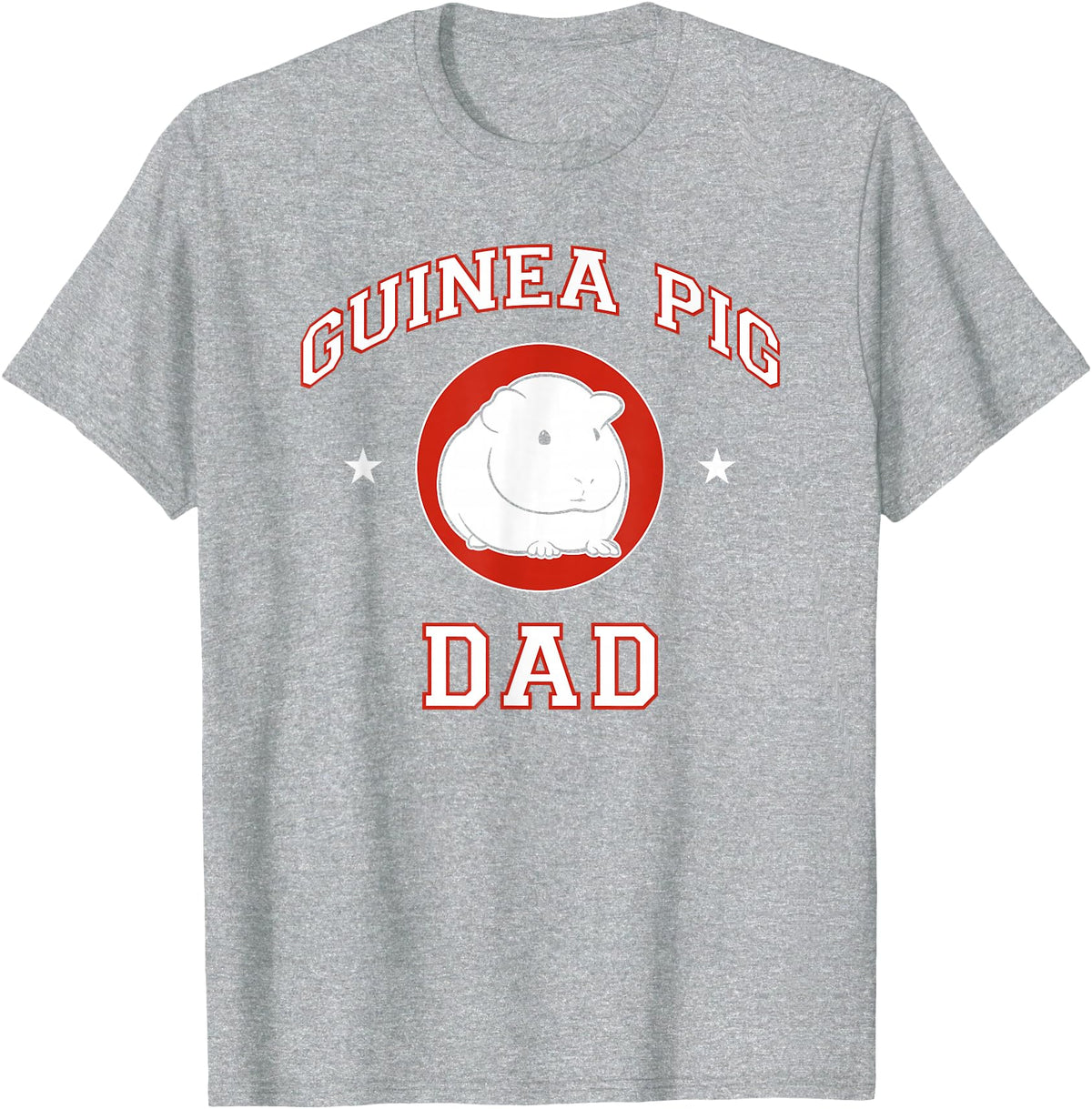 Miller Sye Guinea Pig Dad T-Shirt - Heather Grey