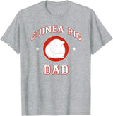 Miller Sye Guinea Pig Dad T-Shirt - Heather Grey