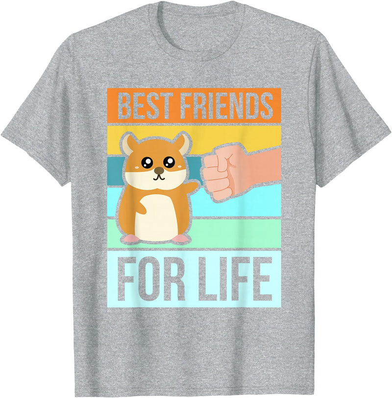 Funny Cute Hamster Gifts Face T-Shirt Best Friends T-Shirt - Heather Grey