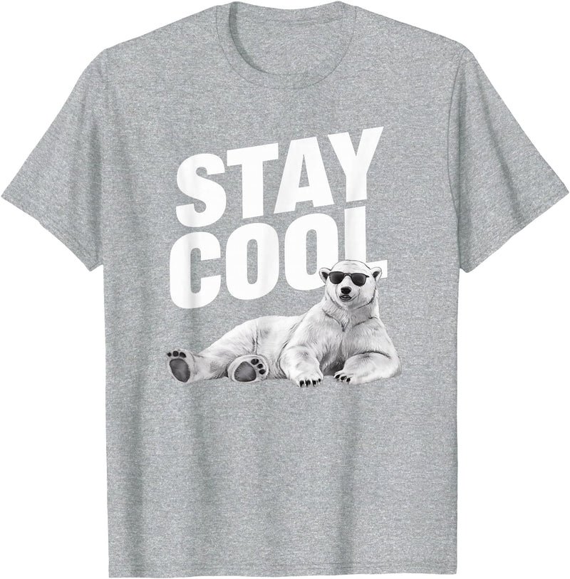 Tennessee Merchant Stay Cool Polar Bear T-Shirt - Heather Grey