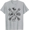 Moose Buffalo Bear Elk Wildlife Animals Moose Buffalo Bear Elk Wildlife Outdoorsman T-Shirt - Heather Grey