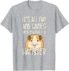 Guinea Pig Quote T-Shirt for Women - Black, Small - Cute Guinea Pig Lover Quote - Unisex, Short Sleeve, Crew Neck, Classic Fit, Imported - Heather Grey