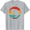 Fishing Accessories & Clothing Gifts Women Men Fish Retro Style Vintage T-Shirt - Heather Grey