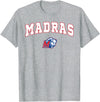 Official High School Fan Gear Madras High School White Buffalo T-Shirt - Heather Grey