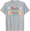 Family Birthday Bear Gifts Uncle of Birthday Boy Bear 1st Birthday Party Boy T-Shirt - Heather Grey