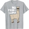 Funny Llama Gift Llama Lover Accessories & Stuff Funny Llama Design For Men Women Kids Llama Alpaca Animal T-Shirt - Heather Grey