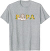 Disney The Lion King Papa Father's Day Mufasa & Simba Sketch T-Shirt - Heather Grey