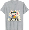 Funny Joke Silly Hamster Brain Rot Meme T-Shirt - Heather Grey