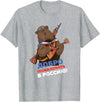 Russian Language Clothing Funny Russian Language Bear Welcome To Russia T-Shirt - Heather Grey