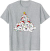 Funny Animals For The Holidays Polar Bear Christmas Tree Funny Animal Christmas Polar Bears T-Shirt - Heather Grey