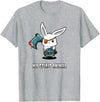 Killer Bunny Is My Spirit Animal - Halloween Rabbit Costume T-Shirt in Heather Grey
