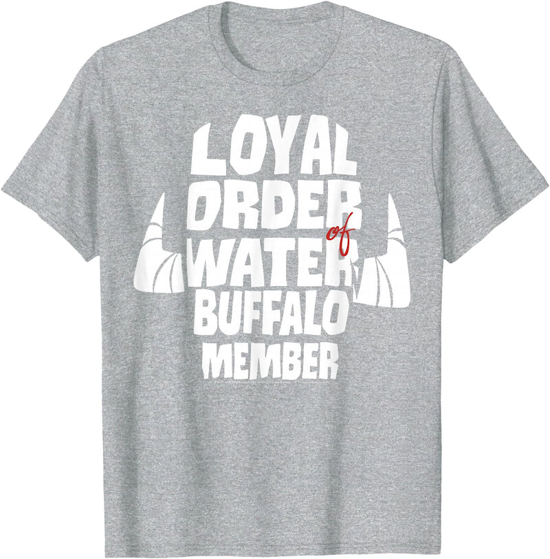 The Flintstones Loyal Order Of Water Buffalo Member T-Shirt - Heather Grey