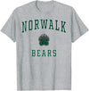 Official High School Fan Gear Norwalk High School Bears T-Shirt - Heather Grey