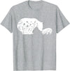 Funny Mama Bear Family Matching Gifts Clothing DJ Mama Bear T-Shirt - Heather Grey