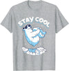 Stay Cool Polar Bear Arctic North Pole Gift Stay Cool | Polar Bear | Arctic North Pole T-Shirt - Heather Grey