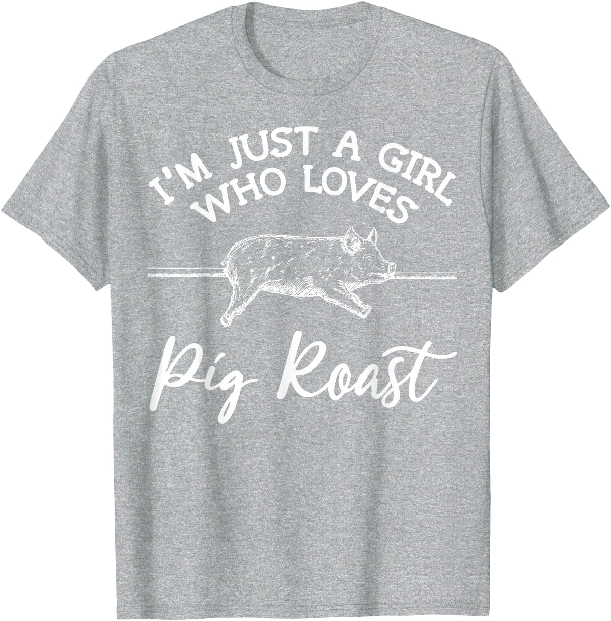 Cool Pig Roast Humor Quote Merch Pig Roast Apparel - Top Funny Roasts Lover Design T-Shirt - Heather Grey