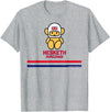 Hesketh Racing Logo World Champion Team Stripes Mascot Retro T-Shirt - Heather Grey