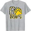 BEARS SPIRIT TEES CO School Spirit Go Bears Mascot Womens Youth Girls Kids T-Shirt - Heather Grey
