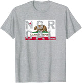 CA Shirt Co. California Republic T-Shirt | NOR CAL T-Shirt T-Shirt - Heather Grey