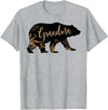 Fandy Family Floral Grandma Bear T Shirt Grandma Mother's Day Women Gift T-Shirt - Heather Grey