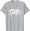 Pig Showing T-Shirts & Gifts Cute Show Girl Pig Shirt T-Shirt - Heather Grey