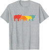 Pig Farm Farmer Design Vintage Gift Apparel Pig Farm Vintage Animal Animals Lover Farmer Fun Pig Farmer T-Shirt - Heather Grey
