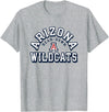 Elite Authentics Arizona Wildcats Bear Down Officially Licensed T-Shirt - Heather Grey