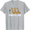 Africa Giraffe Gifts and Giraffe Sayings Funny Giraffic Jam Cute Giraffe Giraffe Pun Cute Giraffe T-Shirt - Heather Grey