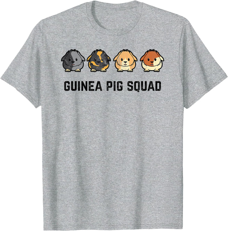 Funny Sarcastic Ironic Quotes & Gifts Cute and Cavy Guinea Pig Rodent Pet Team Squad T-Shirt - Heather Grey