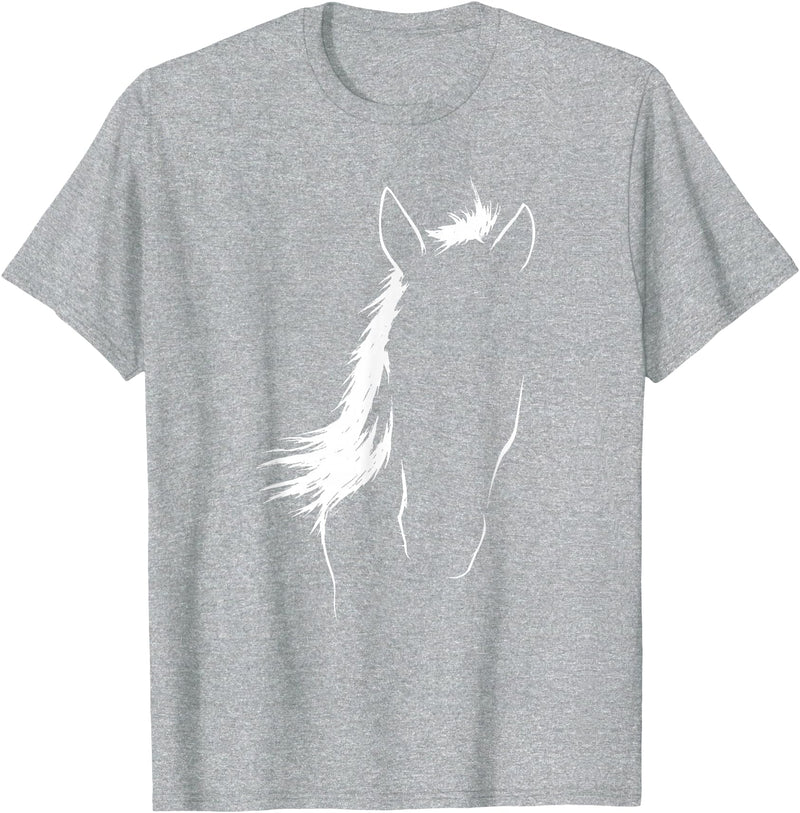 Horseback Enthusiasts Race Horse Equestrian Rider Horse Art Equestrian Horse Lover Rider Horseback Derby Horse T-Shirt - Heather Grey