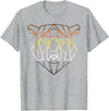 LGBT Pride Bear Flagge - Gay Bear Geschenk LGBTQ Bear Gay Pride Month - Geometric Bear T-Shirt - Heather Grey