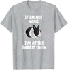 Show Rabbit for Dutch Rabbit Owner Exhibitor T-Shirt in Heather Grey