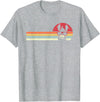 Pack A Punch Llama, Retro Style Alpaca T-Shirt - Heather Grey