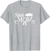 Squatch Design Show Mom Swine Show Pig Lover County Fair Gift Lt. T-Shirt - Heather Grey