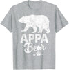 Appa Bear Fathers Day T-Shirt Funny Appa Bear Father's Day Shirt T-Shirt - Heather Grey