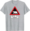 Svalbard T-Shirt Co. Svalbard T Shirt Polar Bear Sign Gjelder hele Norway T-Shirt T-Shirt - Heather Grey