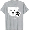 Coca-Cola Coca Cola Polar Bear Wave Christmas T-Shirt - Heather Grey