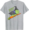 guineamerch Guinea Pig Wheeked Witch Halloween T-Shirt - Heather Grey