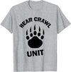 Food Sweat and Beers Bear Crawl Unit T Shirt T-Shirt - Heather Grey