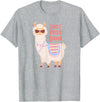 Llama & Alpaca Shirts, Cute Llama & Alpaca Outfit No ProbLlama Shirt, No Problama Shirt, Funny Alpaca Llama T-Shirt - Heather Grey