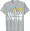 Hamster Birthday Party Birthday Hamster T-Shirt - Heather Grey