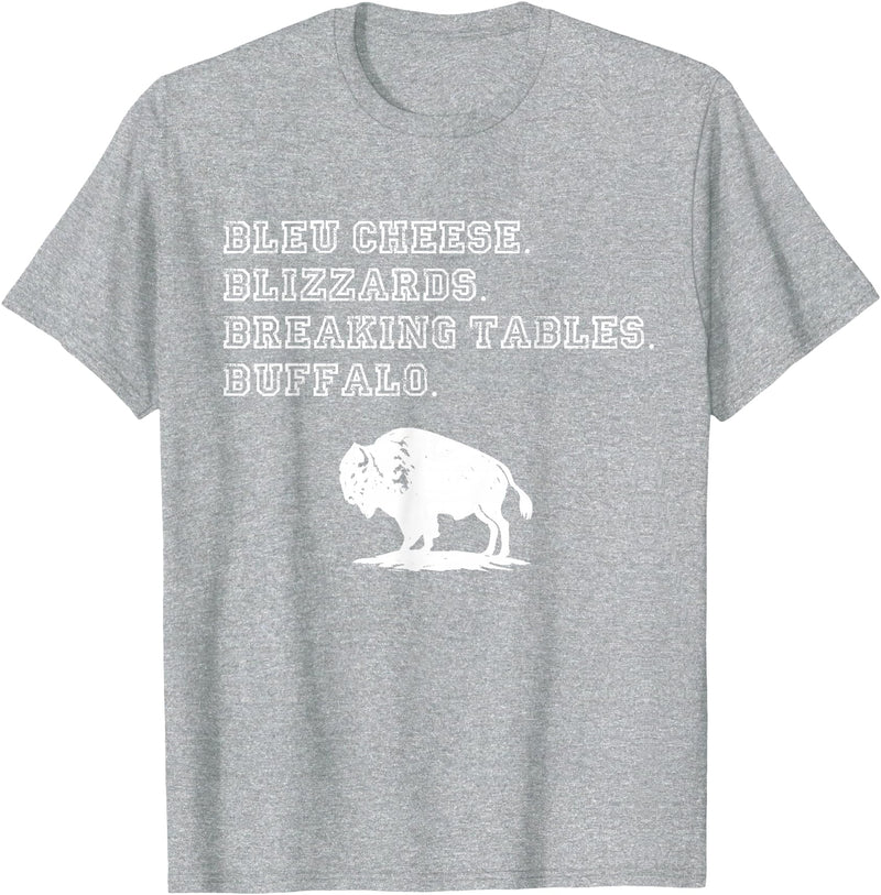 716 Buffalo New York Pride NY Food Souvenirs The Best of Buffalo New York Souvenir Shop T-Shirt - Heather Grey